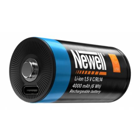 Newell C/R14 USB-C - 2x akumulator/bateria C/R14 (R14), USB-C